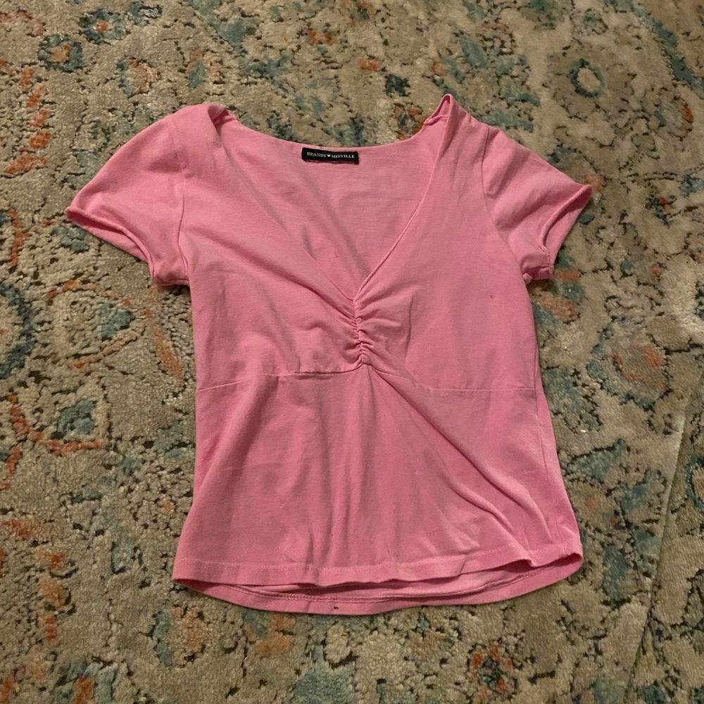 Cute pink crop top